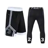 Mannen Basketbal Sets Sport Gym QUICK-DROOG Workout Board Shorts + Panty Voor Mannelijke Voetbal Oefening Wandelen Hardlopen Fitness yoga 17216