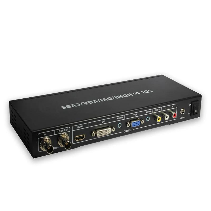 3G SDI ко всем скалер конвертер Loop Out позволяет к DVI VGA HDMI CVBS композитный порт Дисплей