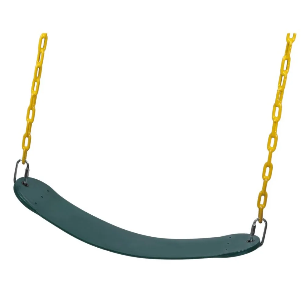 

Jungle Gym Swing Seat Playground Outdoor Swingset Accessories Replacement Hanger Chain Kids Children Belt Green