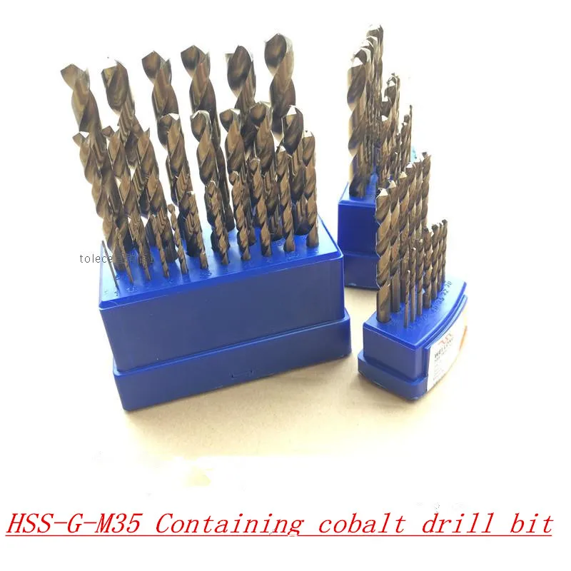 

Containing cobalt twist drill bit HSS - CO- M35 1.5 mm 100 PCS/lot stainless steel drill bit