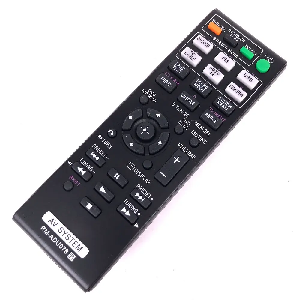 NEW remote control For SONY AV SYSTEM RM ADU078 HBD TZ135 HBD TZ530 in