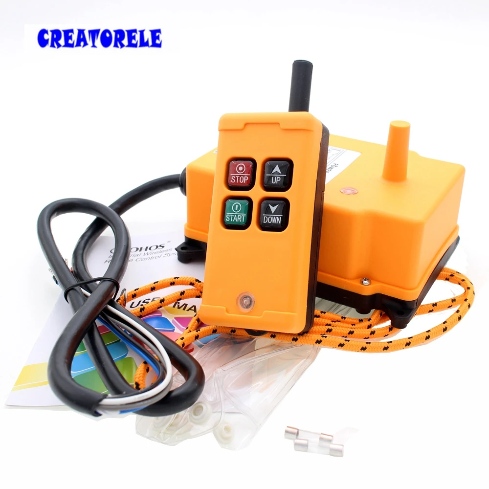 New Arrivals crane industrial remote control HS-4 wireless transmitter push button switch China