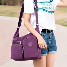 Новинка, большая Вместительная женская сумка, оригинальная нейлоновая женская сумка через плечо, водонепроницаемая сумка, дизайнерская сумка, подарок для девочки