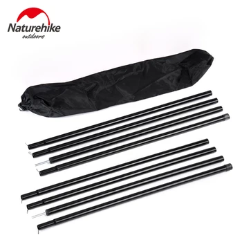 

NatureHike 2 meter Reinforced Pole Folding Rods for Tents Sunshade shelter and Tarps Awning Poles for Camping Backpacking Hiking
