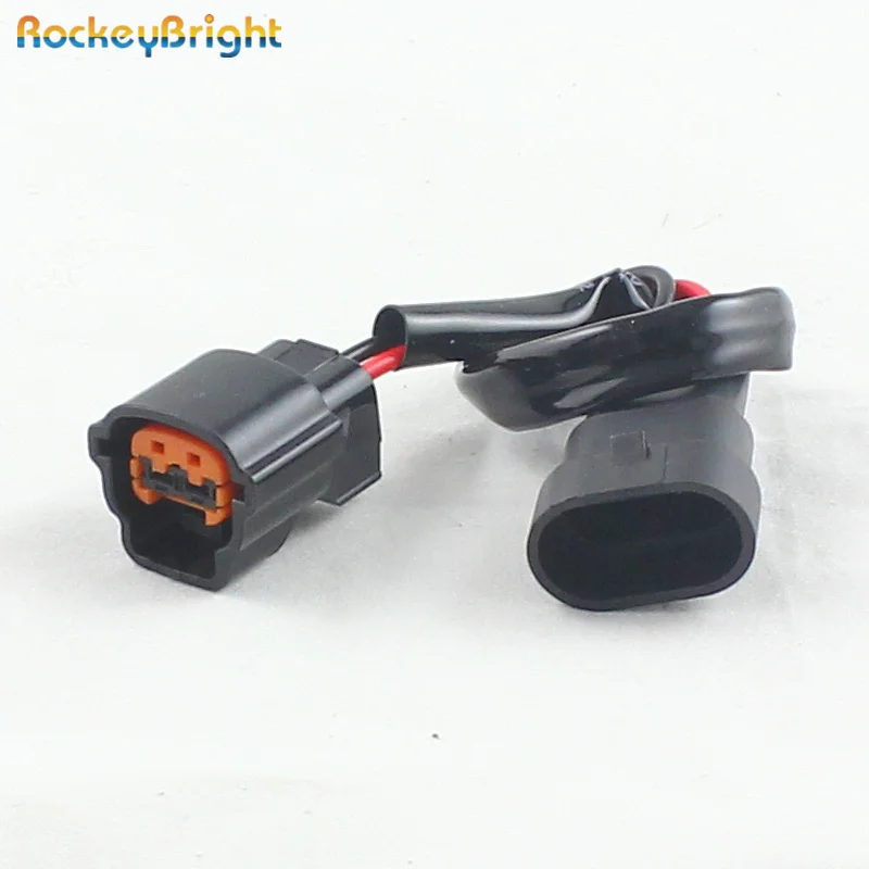 

Rockeybright 2pcs/lot ballast power plug wiring harness adapter fit for Matsushita xenon HID ballast xenon HID kit cable harness