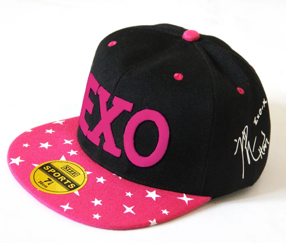 Новая модная кепка KPOP EXO уложенная шляпой Luhan Kai Tao Suho Kris Chen Xiumin Sehun Baekhyun Chanyeol Kpop