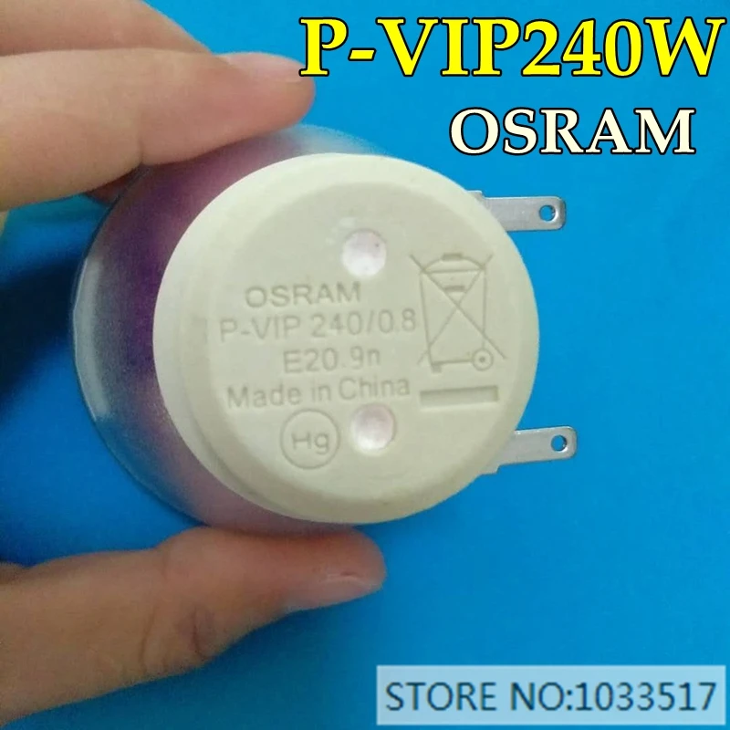 Original OSRAM Projector Bare Lamp/Bulb P-VIP 240/0.8 E20.9 / P-VIP 240/0.8 E20.9N / VIP 240 E20.9 Original OSRAM Projector Bare Lamp/Bulb P-VIP 240/0.8 E20.9 / P-VIP 240/0.8 E20.9N / VIP 240 E20.9