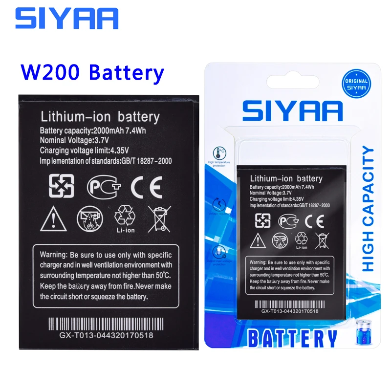 Оригинальный SIYAA W100 W200 BL 08 06 Батарея для THL W100S W200S W200C T6S T6 Pro 2015 литий ионной