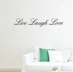 Buckoo Новый Дизайн домашний сад Домашний Декор Live laugh Love стены Книги по искусству Цитата DIY виниловая наклейка дома Книги по искусству Декор