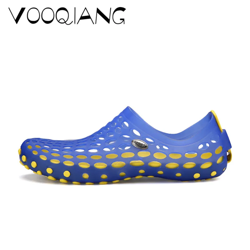 Flops on blue Hommes Zapatos Antidérapants Appartements Respirant Chaussures En Air Sandales green Creux Plage Black Pantoufles Plein Casual 2018 brown Flip Slip Été oCWrdBex