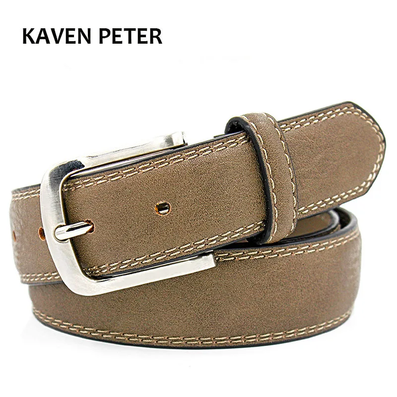 Designer Belts High Quality Luxury Brand Belt Mens Jeans Brand Luxury With Double Stitching 110 ...