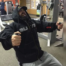 Куртка для бега Для мужчин дышащий быстросохнущие кроссовки трикотаж пальто спорта на открытом воздухе Пеший Туризм работать с капюшоном спортивный топ