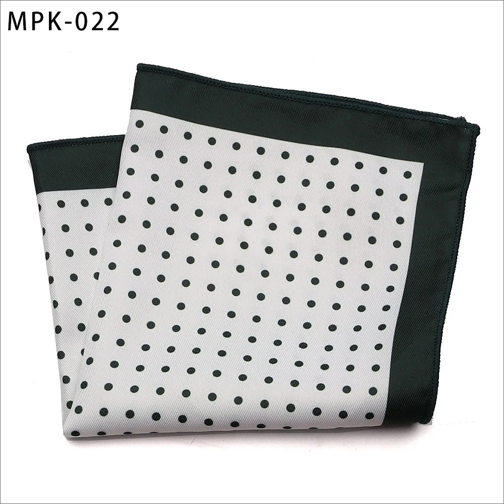 MPK-22 Новинка, модный мужской платок, карманный, квадратный, популярный, 25X25 см, большой, мужской, с узором пейсли, в горошек, нагрудные Платки для свадьбы, мужской костюм - Цвет: MPK-22