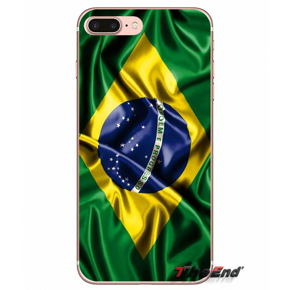 

For Samsung Galaxy S9 Plus Note 8 One Plus oneplus 5T Meizu M5s LG V30 HTC U11 Federative Republic of Brazil flag Soft Case