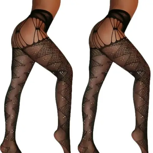 

2019 Women Black Tights Stockings Women's Fishnet Sheer Net Pattern Burlesque Pantyhose Tights Hosiery Footed Lot