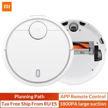Original XIAOMI Mijia MI Robot Vacuum Cleaner for Home Automatic Sweeping Dust Sterilize Smart Planned Mobile App Remote Control