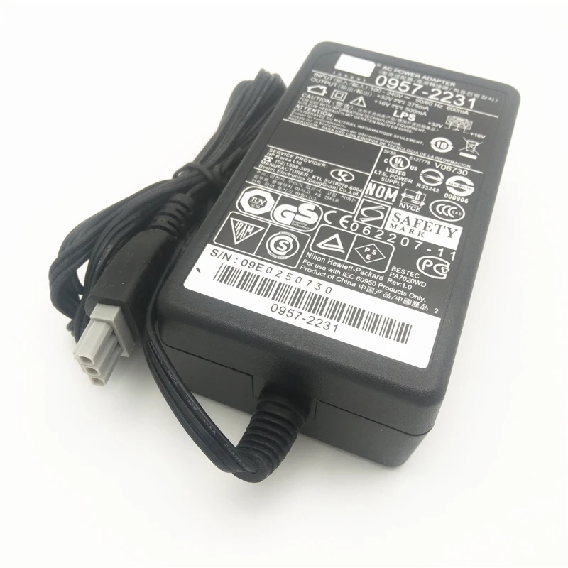 Vilaxh 0957-2231 AC блок питания зарядное устройство для hp PhotoSmart C3140 C4480 Deskjet D2460 F2185 F4175 F4180 принтер