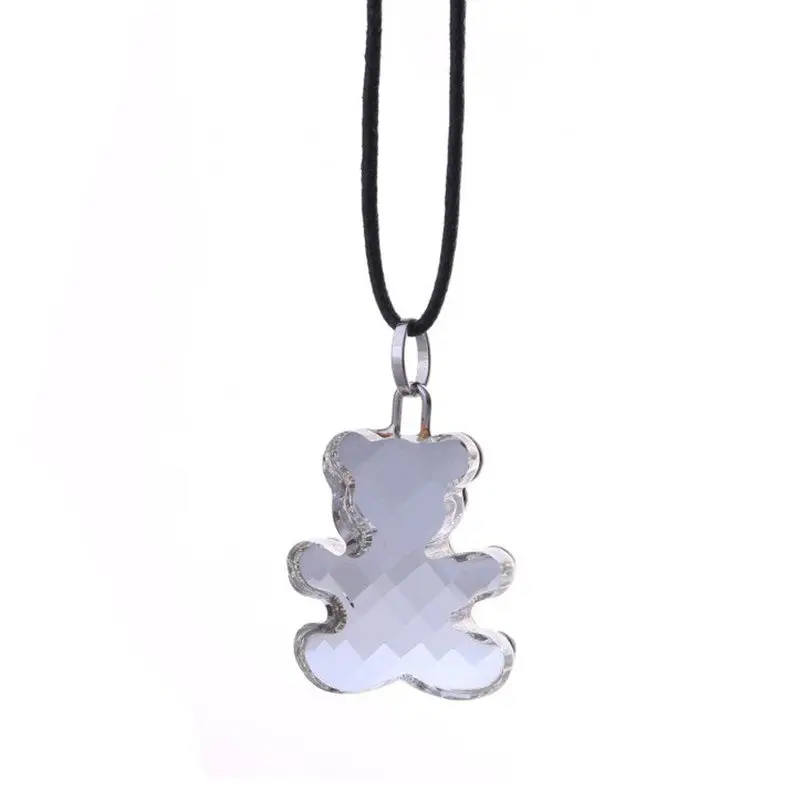 Лебедь Новое серебряное ожерелье ювелирные изделия высшего качества Изысканная мода Кристалл медальон в виде медведя ожерелье влюбленных ожерелье для женщин и мужчин