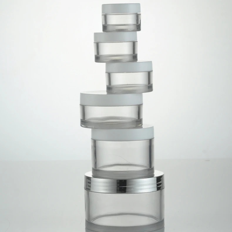 clear PET cosmetic jar