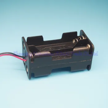 

100pcs/lot Back-to-Back 4xAA Battery Box Case with wire for Home DIY Lab Experiment Test Hobby