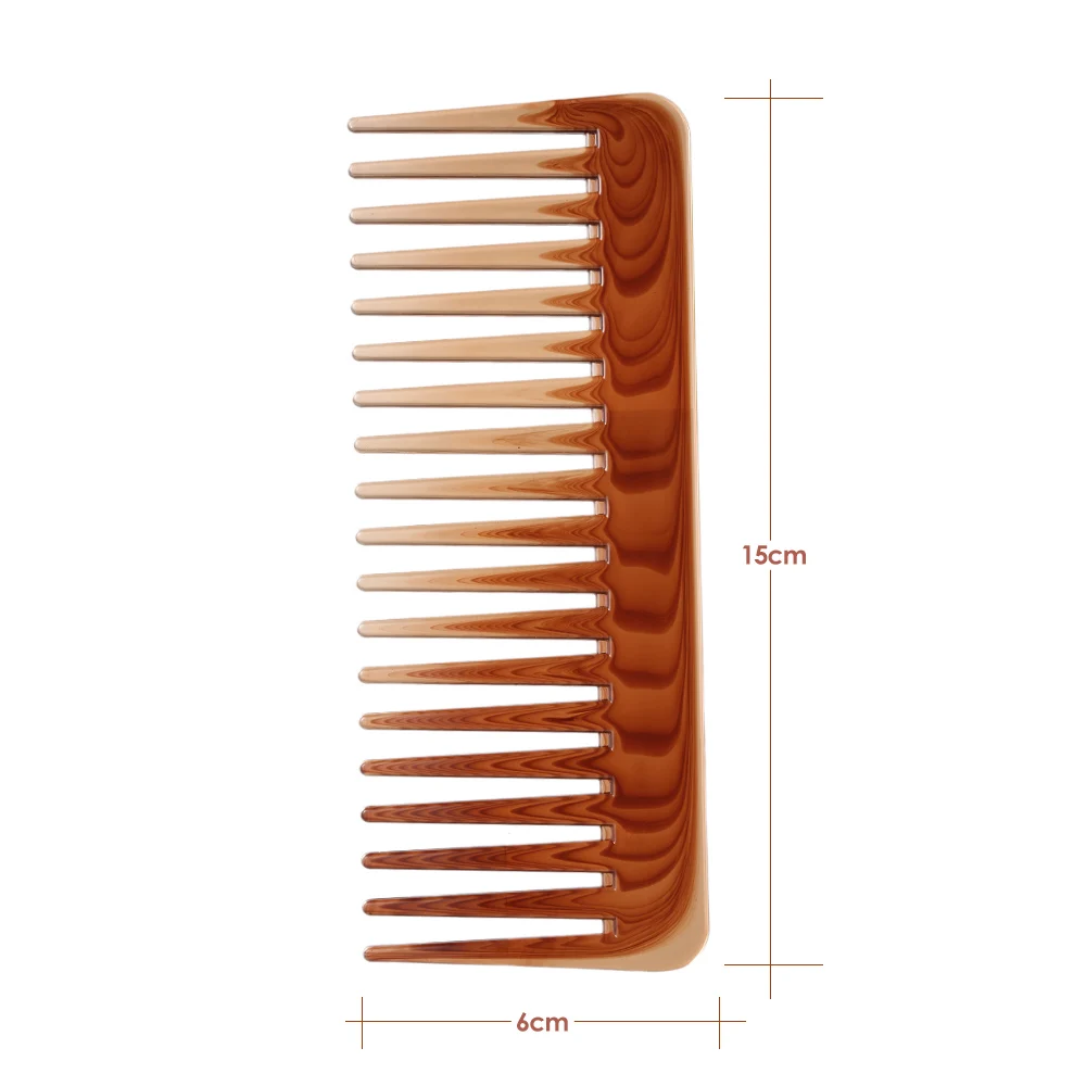 Гладкая Detangle волосы расческой широкий зубы гребень головы массажер для волос Здоровье кисть парикмахерских Стилизация инструмент для длинные мокрые вьющиеся волосы