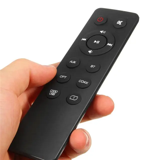 LP-09 Bluetooth Ec ho Soundbar Speaker 40W 3D HiFi Stereo Bass Speaker TF Card Aux Home TV Wall-mounted Remote Control Soundbar