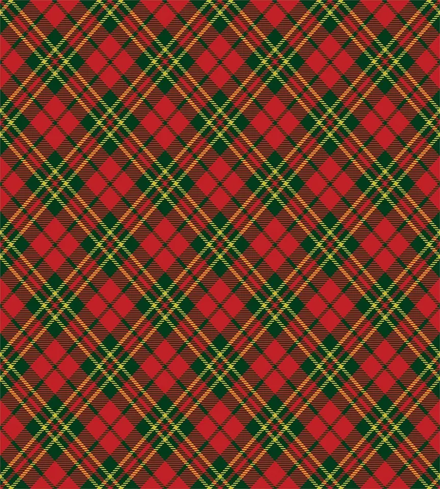 Checkered Duvet Cover Set Irish Tartan Plaid Motifs In Christmas