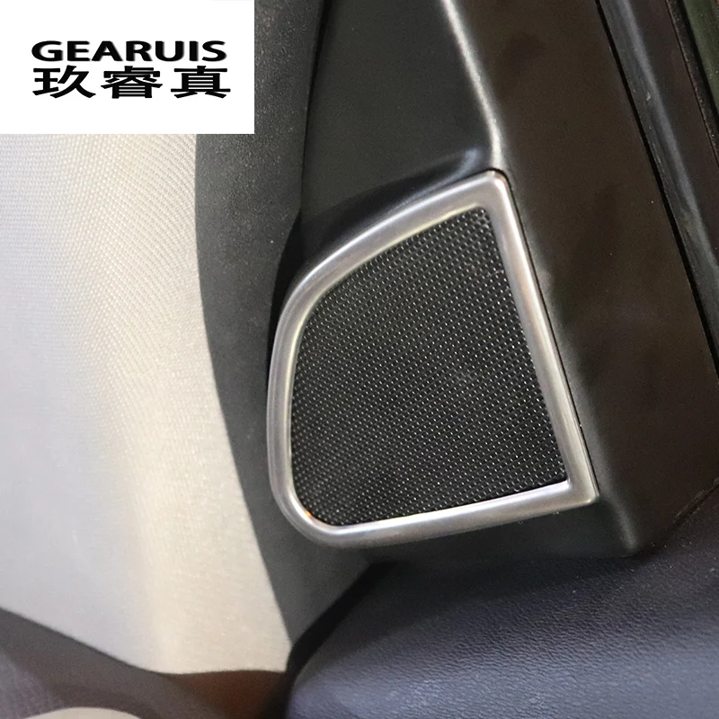 Car Styling Interno Suono Adesivi Per Volvo Xc60 Corna Altoparlante Di Musica Della Copertura Audio Trim Per Volvo Xc60 2010-2017 Accessori Auto