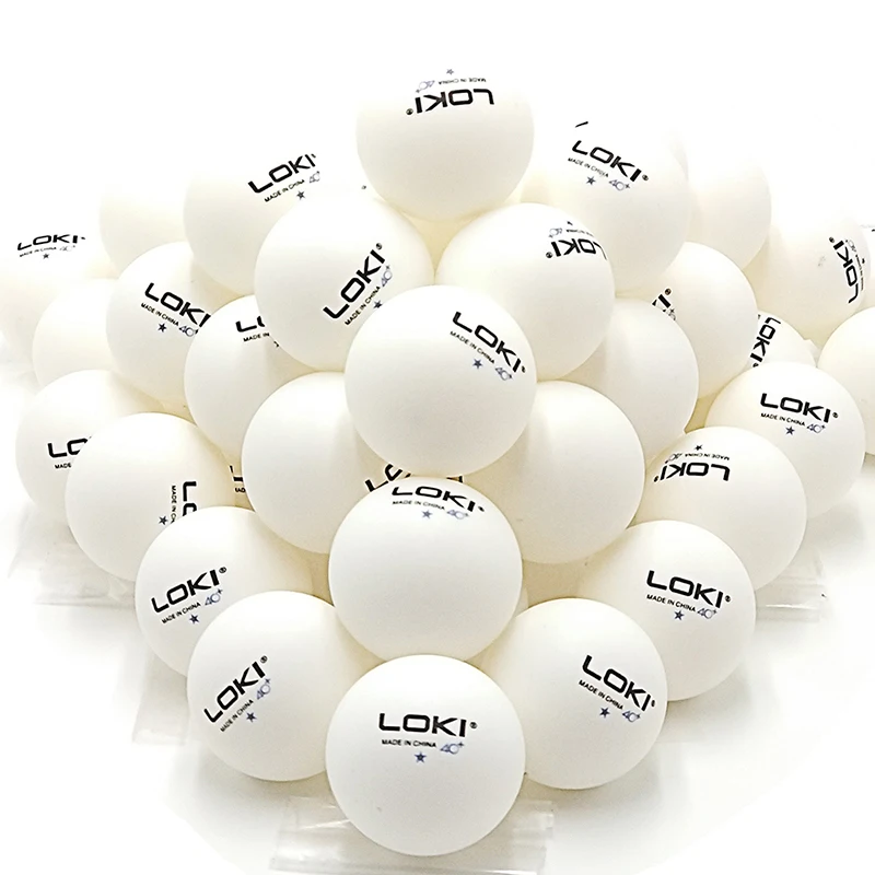 وكي 50 قطعة/الحزمة ABS البلاستيك الأبيض تنس طاولة كرات 40 + mm 1 ستار جديد المواد الملحومة كرة بينغ بونغ بالجملة