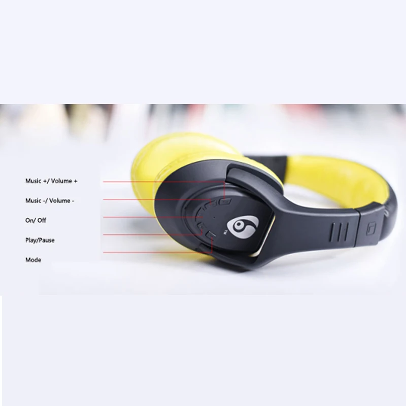 Стерео Bluetooth Наушники карты MP3 FM гарнитура Беспроводной наушники громкой связи