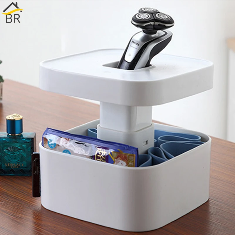 

BR Creative Detachable Storage Organizer Folding Cosmetic Storage Box Foldable Container Holder Desktop Sundry Storage Case