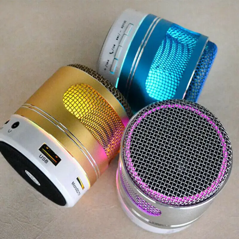 Мини беспроводной Bluetooth динамик с фонариком Поддержка FM радио TF карта Музыка