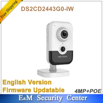 

original hikvision english version DS-2CD2443G0-IW replace DS-2CD2442FWD-IW 4MP Mini box mic built in Network Camera WIFI