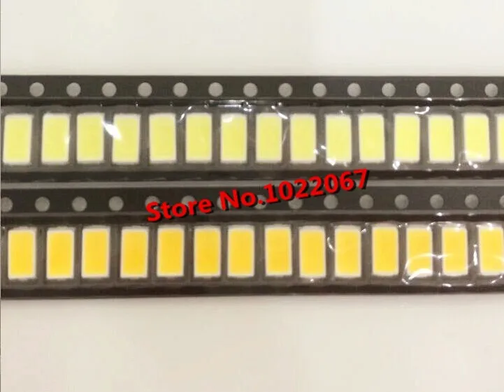 100 шт 5630/5730-CW/WW 0.5W-150Ma 50-55lm 6500K белый светильник SMD 5730 5630 Светодиодный 5730 Диоды(3,2~ 3,4 в