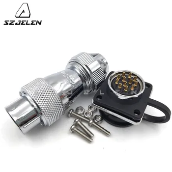 

SZJELEN WS20 series waterproof 12 pin connectors ,power and signal waterproof cord led wire connector ip67