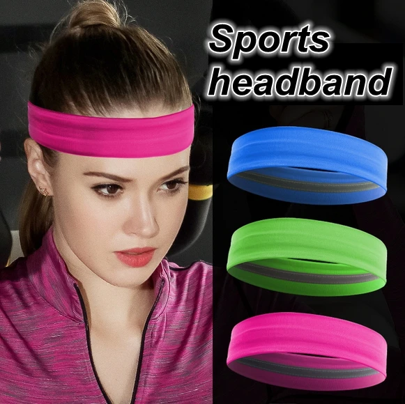

Male or Female Sports hair band outdoor fitness quick dry sweat scarf yoga running coif mountaineering elastic headband