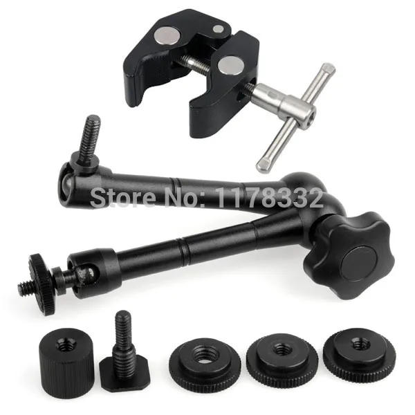 

DSLR Camera Magic Arm Ball Head Mount Super Clamp for Camera LCD Monitor LED Light Tripod for Canon 5DIII nikon D3200 Gopro
