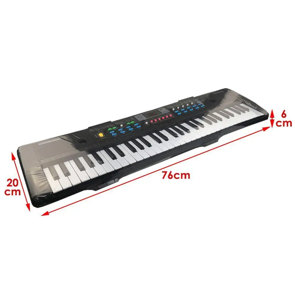 FSTE-61 клавиши цифровая электронная клавиатура и микрофон электрическая светодиодная музыка