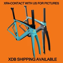 12 цветов T1000, Тайвань, полностью карбоновая рама для велосипеда, рама для велосипеда+ вилка+ подседельный штырь+ головной убор+ зажим XR4 XDB, в