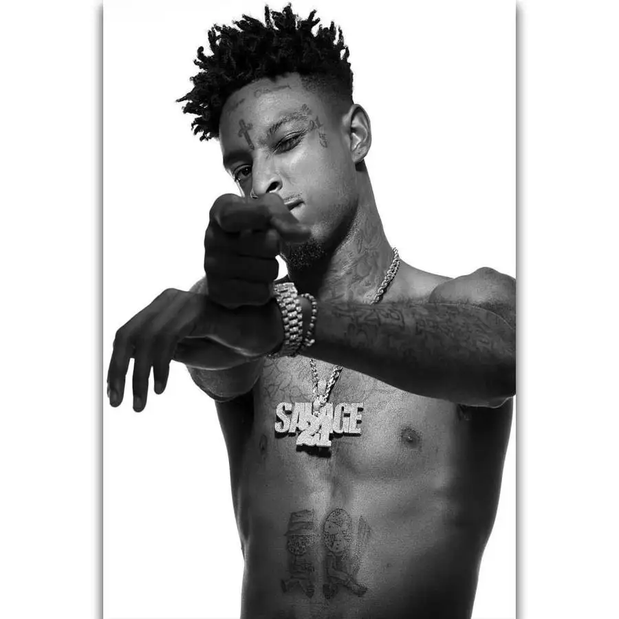 S786 21 Savage Rap Hip Hop Music Singer Rapper Star