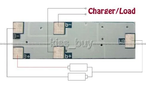 Защитная плата для литиевых батарей 2 S 7A li ion BMS PCM 18650 с балансирующим разрядом