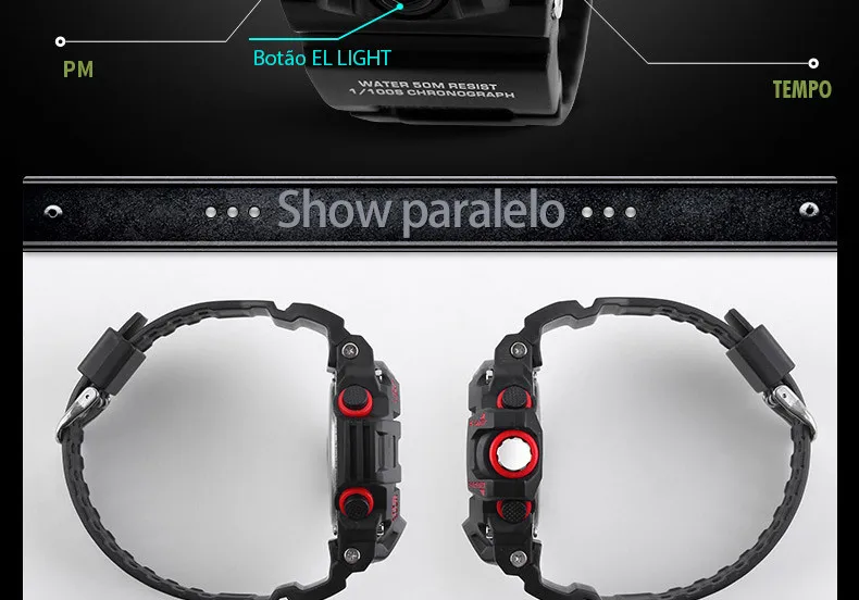 Relógios relógio militar relógio masculino relógio g-shock relógio de pulso relógio casual relógio blindado relógio