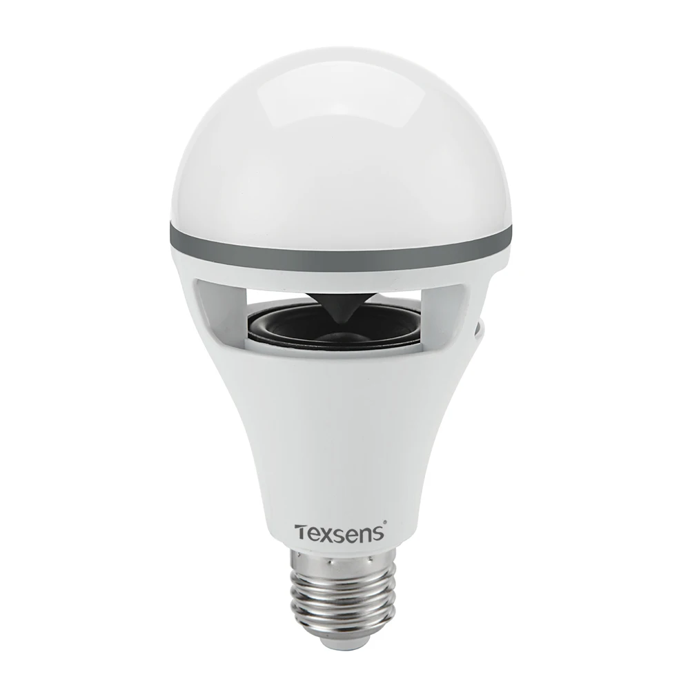 Texsens Smart RGB LED Музыка приложение свет 10 Вт лампа E27 беспроводной Bluetooth динамик