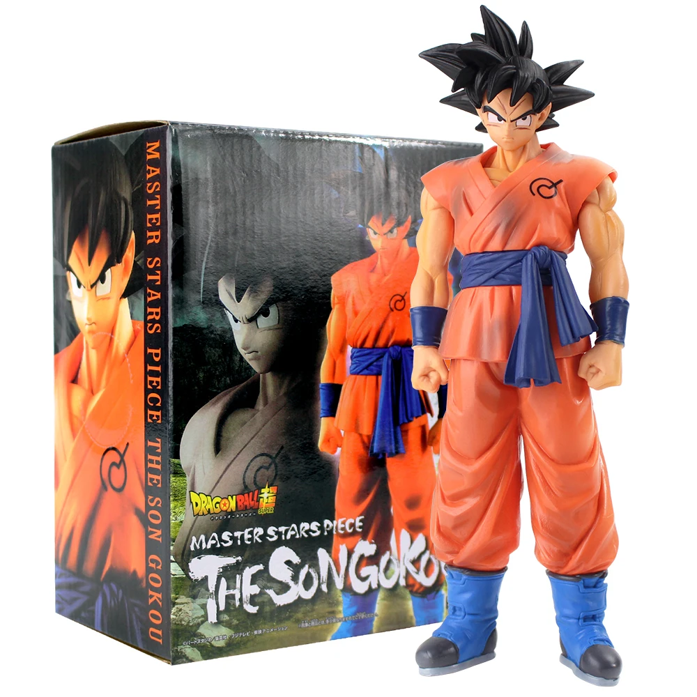 

25cm Dragon Ball Super Saiyan Goku Figure MSP Master Stars Piece Son Goku Model Toy