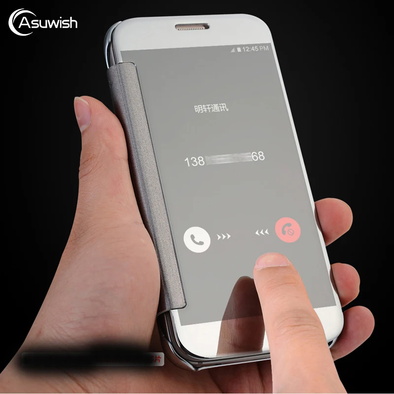 

Flip Mirror Cover Phone Case For Samsung Galaxy J5 2015 J3 2016 J 5 3 SM J320 J320FN J500 J500F J500FN SM-J500F J320F DS Case
