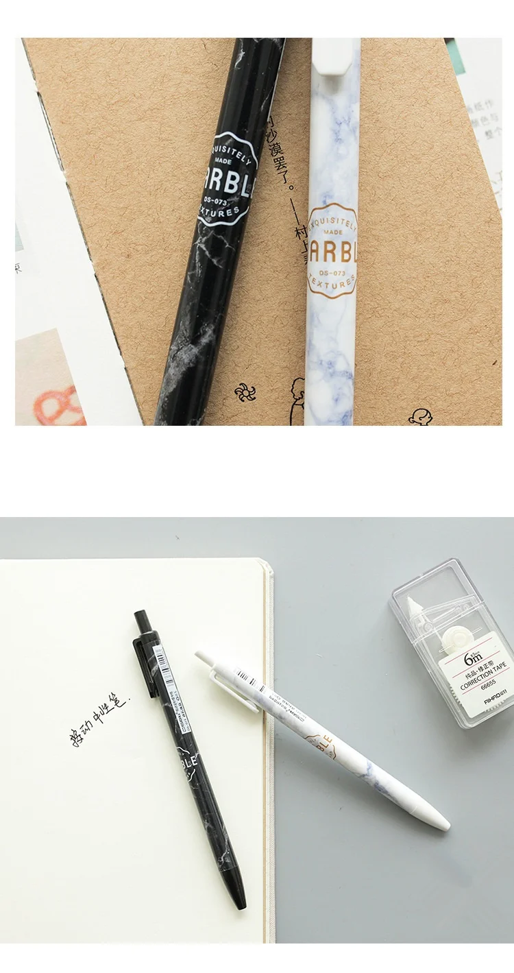 36 шт./лот Griotte зерна гелевые ручки Quick-dry 0,5 мм черный цвет чернилами для написания ребенок подарок канцелярские школьные принадлежности FB503
