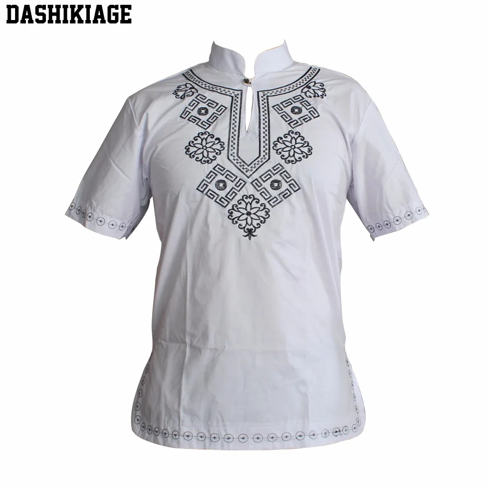 Дашикиэйдж африканская мода для мужчин/женщин Уникальный дизайн вышивки Повседневная футболка классный наряд топы высокого качества