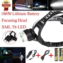 1Set Bicycle Light 5000 Lm CREE XM L XML font b LED b font Headlamp Headlight