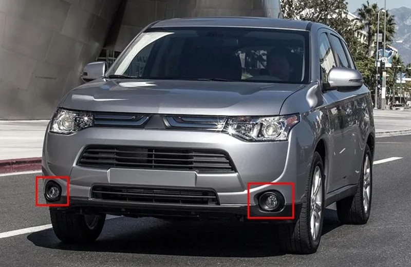 Передняя противотуманная фара крышка автомобиля аксессуар для Mitsubishi Outlander