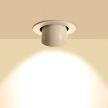 LukLoy 360 градусов вращающийся прожектор художественная галерея большой офисный магазин подсветка светодиодный светильник высокого качества COB Чип встроенная подсветка